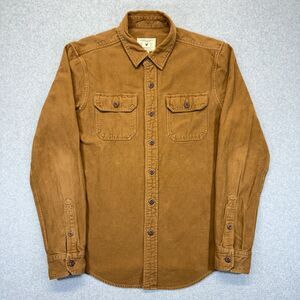 American Eagle Outfitters Button Up Shirt Men’s M Brown Long Sleeve